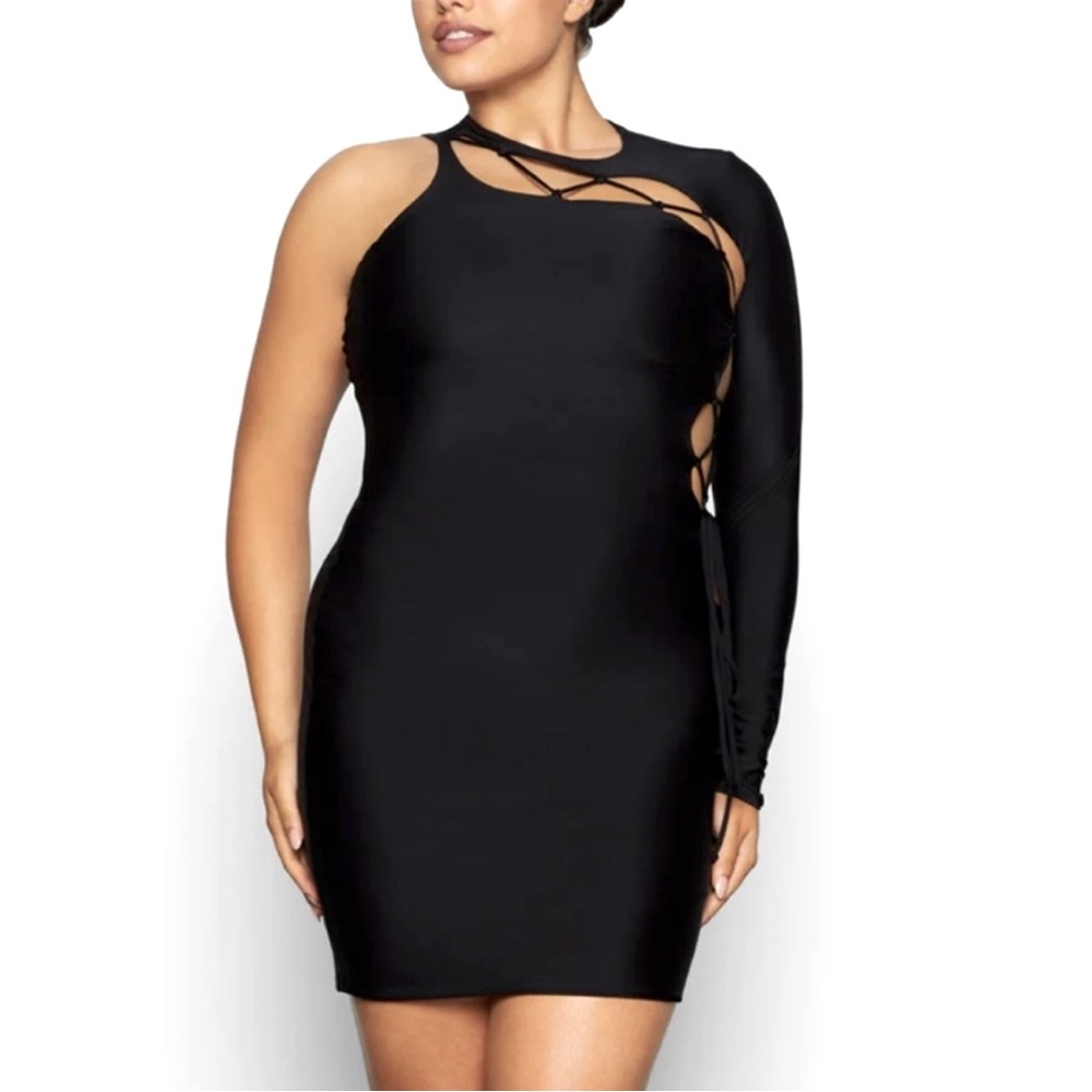 Skims lace up mini dress